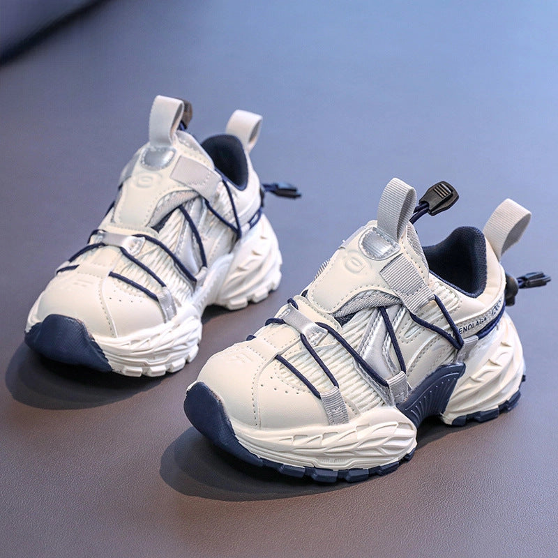 [Hot Style] Children's Dad Shoes 2025 Spring and Summer New Girls Mesh Breathable Sports Shoes Male Students Trendy