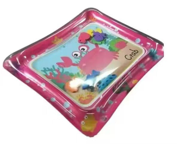 New Ocean Fish Baby Round Inflatable Kids Crawling Water Mat – Super Large “Patty Pat” Play Toy Ice Pad