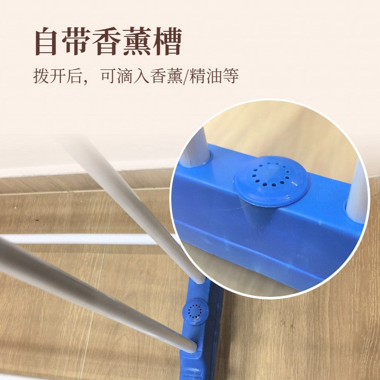 New Folding Laundry Drying Rack, Freestanding Cross-Border New Model Wing-Type Multi-Functional Storage Rack, Mobile Folding Multi-Layer Garment Hanger