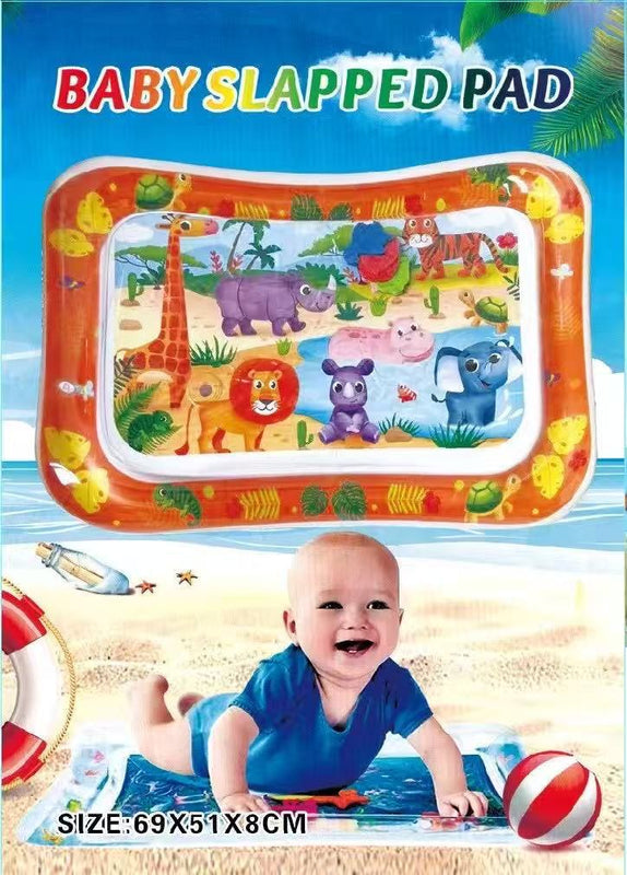 New Ocean Fish Baby Round Inflatable Kids Crawling Water Mat – Super Large “Patty Pat” Play Toy Ice Pad