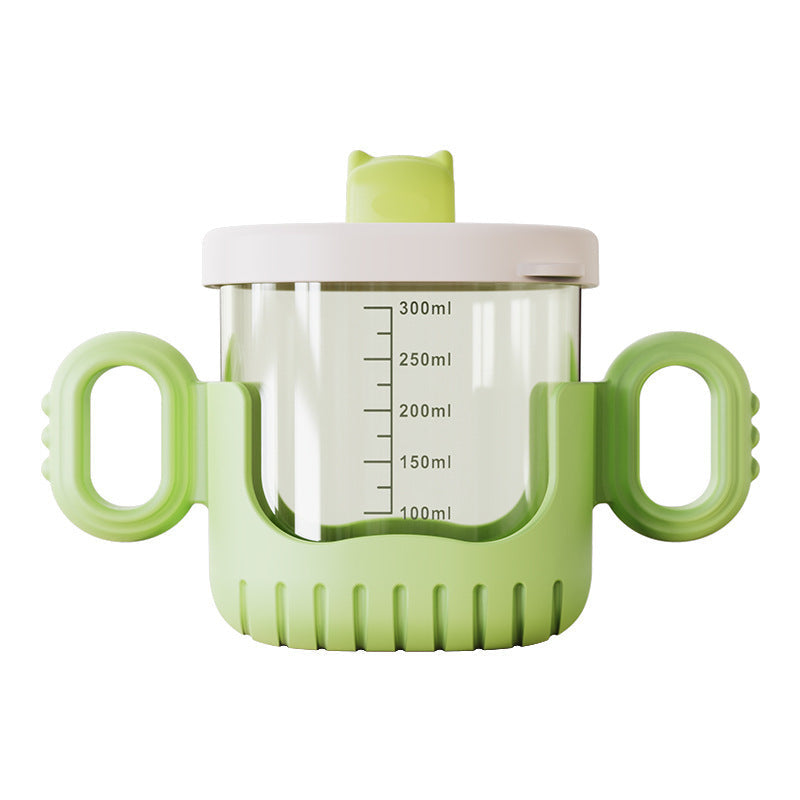 Jiayi drinking cup for babies with handle scale baby straw cup Milk Cup drop-resistant children's water Cup wholesale