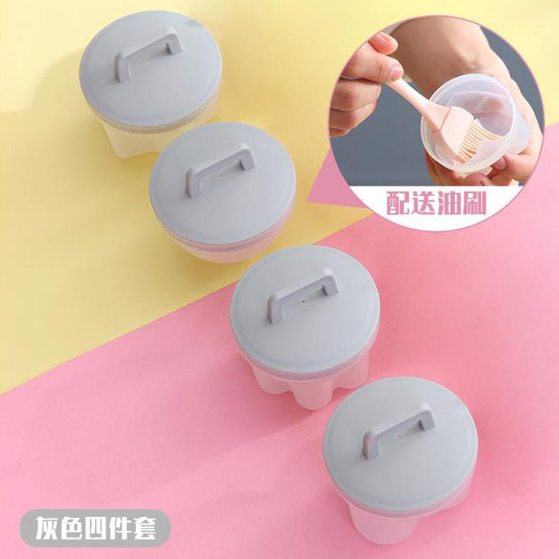 Kitchen Steamed Egg Maker 4-Piece Set – Breakfast Egg Cooker Mold, DIY Creative Egg Cooking Set, Boxed