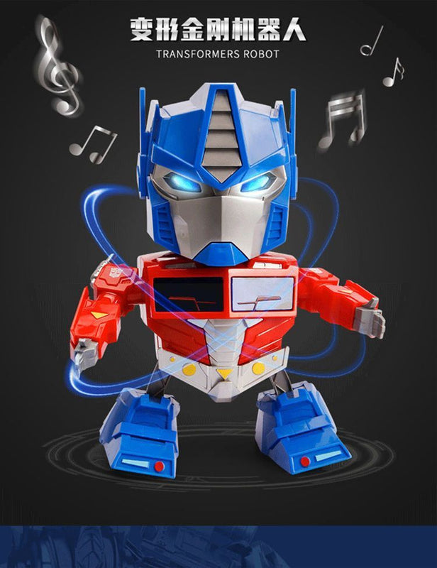 Early Education Intelligent Voice Interactive Transforming Robot King Kong Dancing Bumblebee Skateboard Children's Electric Toy Birthday