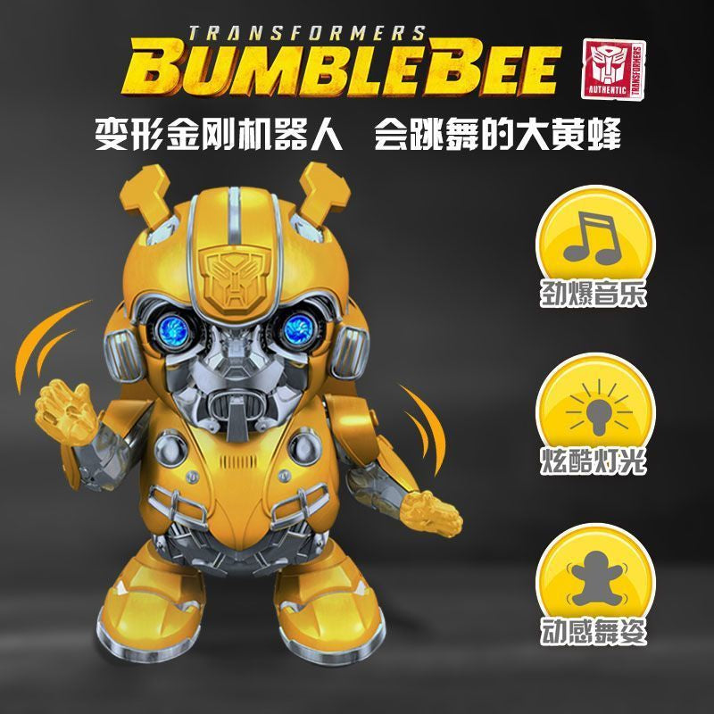 Early Education Intelligent Voice Interactive Transforming Robot King Kong Dancing Bumblebee Skateboard Children's Electric Toy Birthday
