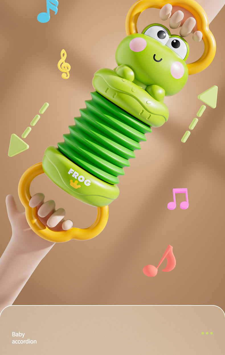Kids Accordion Toy Baby Pull-Along Mini Instrument Educational Music Development Toy