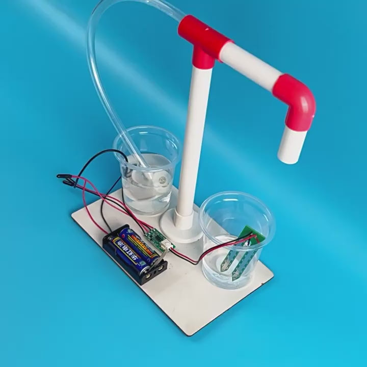 DIY Humidity Sensing Automatic Flower Watering System Model Science and Technology Small Production Scientific Experiment Kidsren's Toy Material Package
