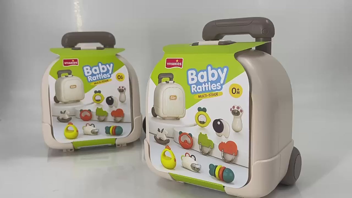 Baby can bite bell puzzle 0-6 months soft rubber bed bell newborn baby hand bell soothing toy